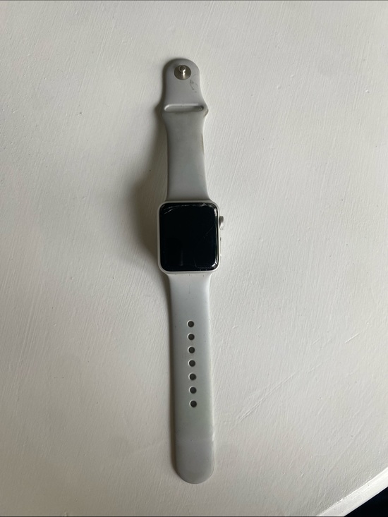Apple Other - Apple Watch with Light Gray Sport Band BROKEN